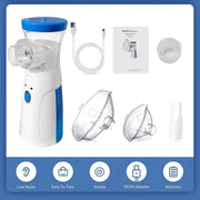 Portable Mesh Nebulizer USB & Battery Operated | Mini Nebulizer With Mask